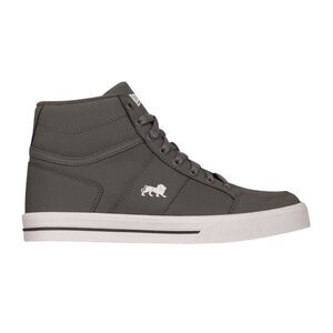 Lonsdale Childrens/Kids Canons Leather Flat Sneakers / Gray/White